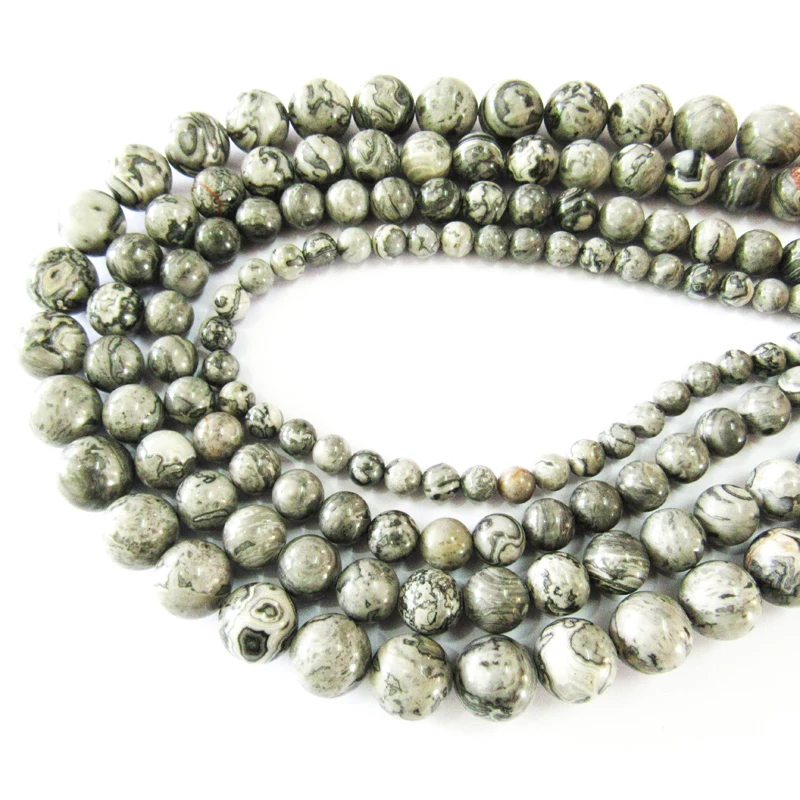 Оптовая продажа 6 мм/8 мм/10 мм/12 мм карточный камень/бусины из натурального камня