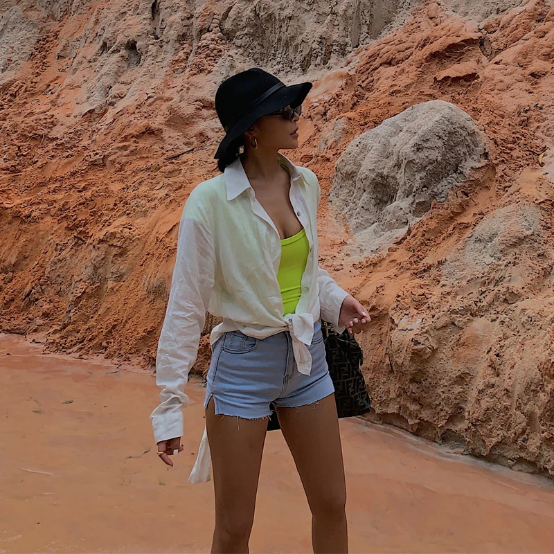 2019 Новая модная женская одежда тонкий секционный Повседневный Свободный