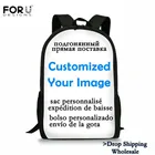 Рюкзаки для мальчиков FORUDESIGNS на заказ, водонепроницаемые легкие, для детского сада, начальной школы, подарки для детей