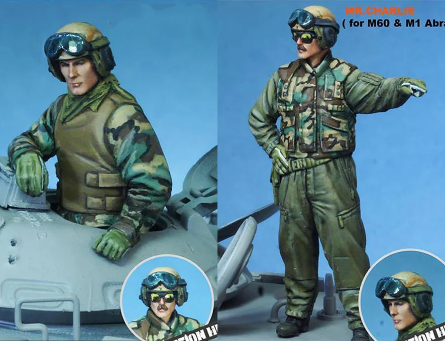 1/35 американские танкеры каучуковая фигурка строительный комплект
