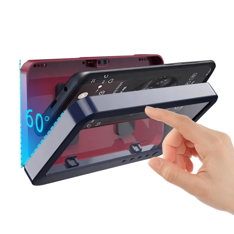 

Update Version Bathroom Anti -fog Waterproof Smart Phone Stand Holder Shower Phone Case Hand Free Wall Mount Bracket For Iphone