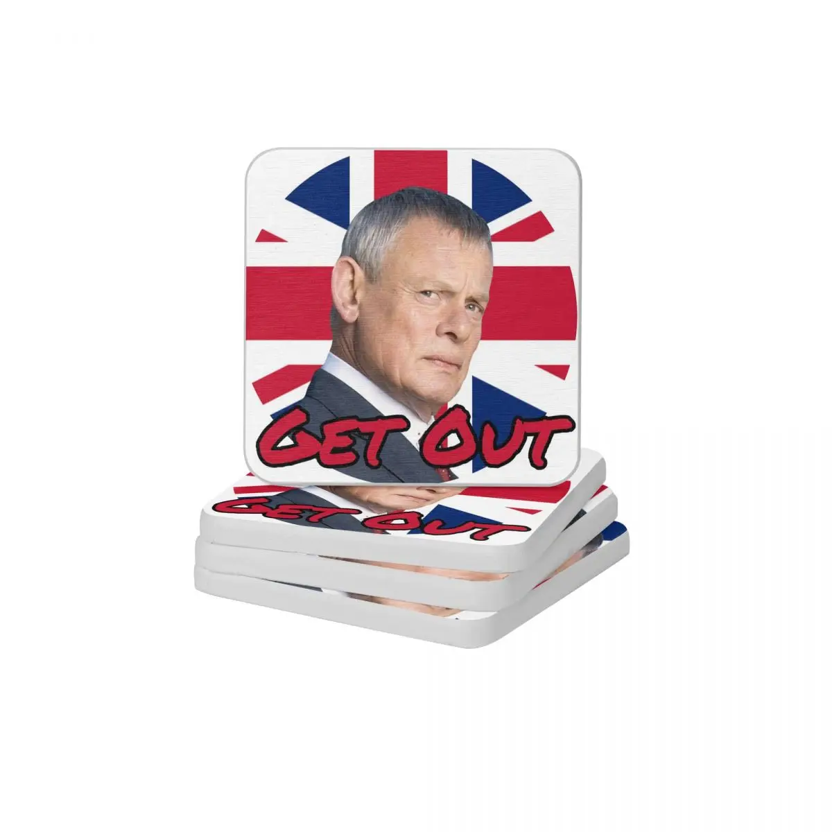

Doc Martin Diatom Square Round Coaster Non-slip Cup Bonsai Mat Soap Toothbrush Pad 10x10cm