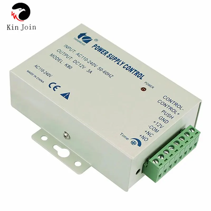 Access Control Power Supplier Transformer DC 12V 3A Door system Switch AC 110~240V Delay time max 15s High Quality | Безопасность и