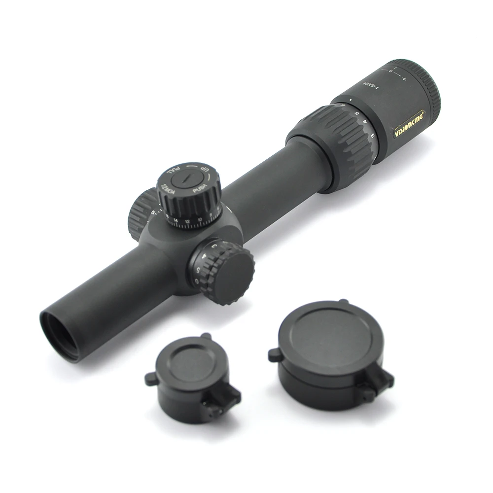 Оптический прицел Visionking 1 6x24 FFP с ночной подсветкой оптический для снайпера 223 .308