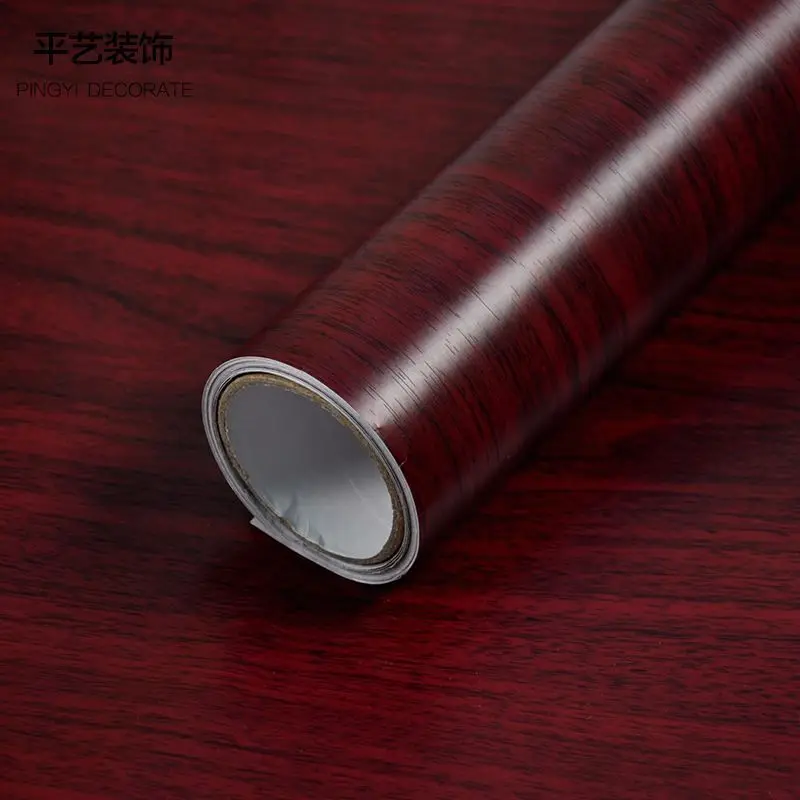 

10M Waterproof Wood Vinyl Wallpaper Roll Self Adhesive Contact Paper Doors Cabinet Desktop Modern Furniture Decorative Sticker