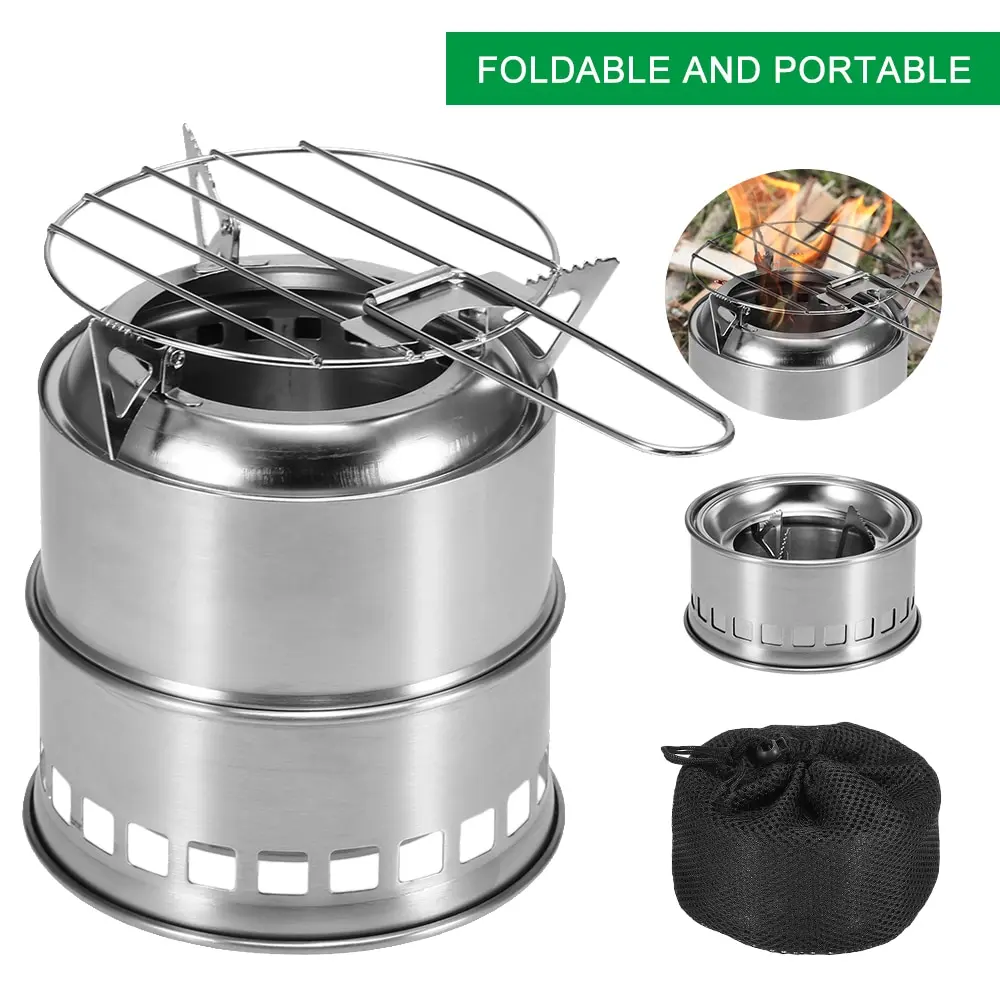 Портативная Складная горелка для кемпинга уличная приготовления пищи