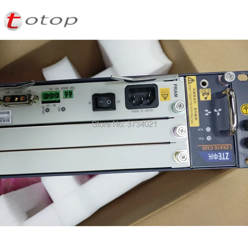 Olt zte ZTE OLT ZXA10 C320 2U оборудование для терминала оптической линии с 1 * SMXA картой (1GE) PRAM