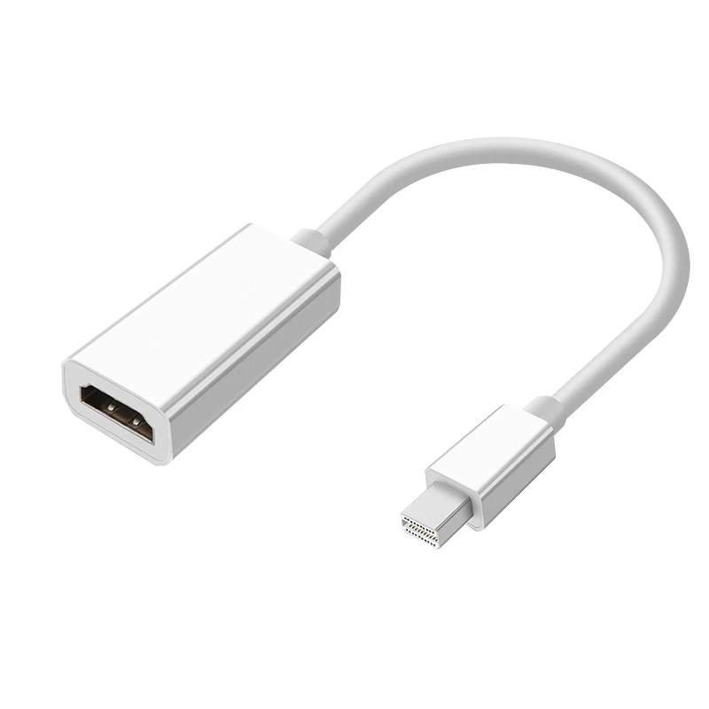 Кабель-адаптер Mini DP-HDMI мини-порт дисплея конвертер DP в HDMI белый для Apple Mac Macbook Pro Air