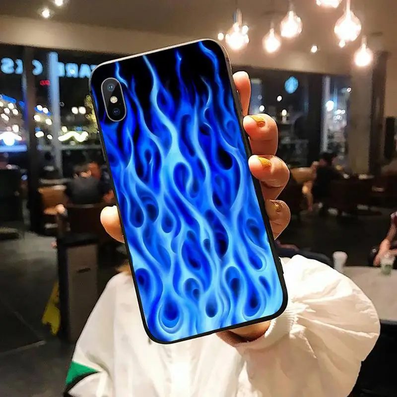 

Colorful Flame fashion design pattern high quality luxury Phone Case for iPhone 11 12 pro XS MAX 8 7 6 6S Plus X 5S SE 2020 XR