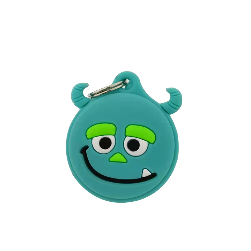 

For Apple Airtag Case Silicone Cartoons Protective Sleeve Cover Keychain Airtags-tracker 1Pcs animal For Airtags Accessorie