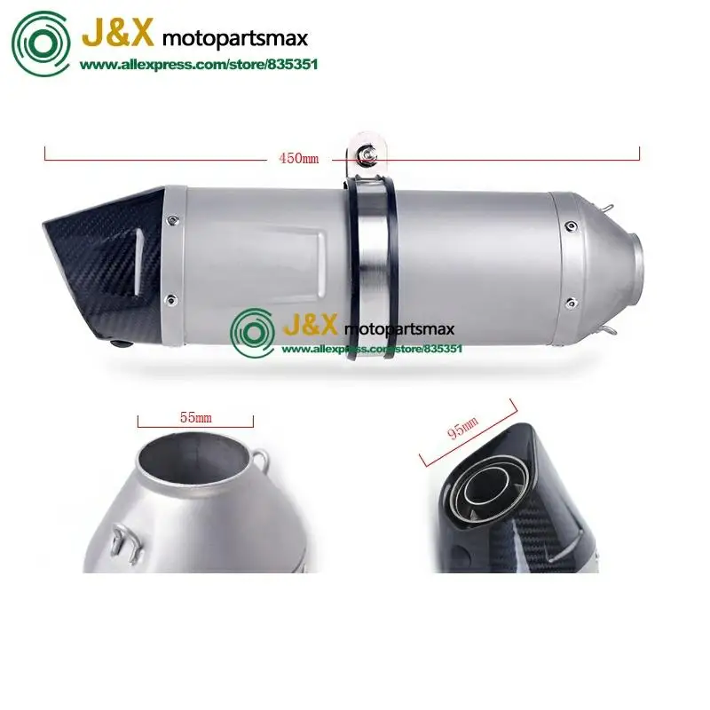

Full System Slip On For kawasaki Z750 Z 750 Motorcycle Exhaust Muffler Escape Middle Link Mid Pipe