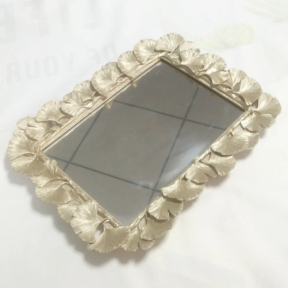 Товары для дома Модные Винтажные каучуковые лотки хранения листьев гинкго