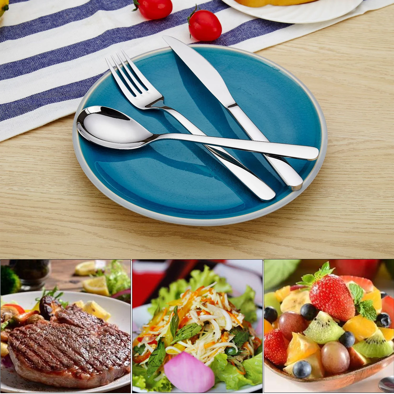 Набор столовых приборов набор ножей из нержавеющей стали Десертные столовые