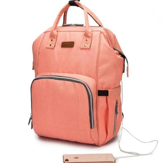 Pink with hooks Большие сумки для подгузников для мам, сумка для пеленания для мам, детский дорожный рюкзак, сумка для кормления, дропшиппинг, рюкзак для коляски для мам - Цвет: Pink with hooks