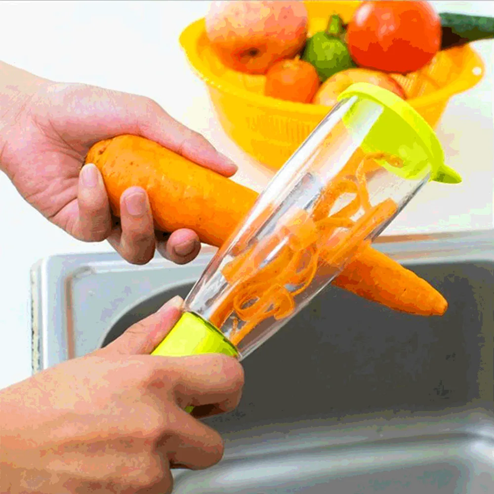 

New Peeler Storage Type Scraper Peeling Knife With Storage Tube Peeler Household Peeling Knife For Apple Peeling Kitchen Gadgets