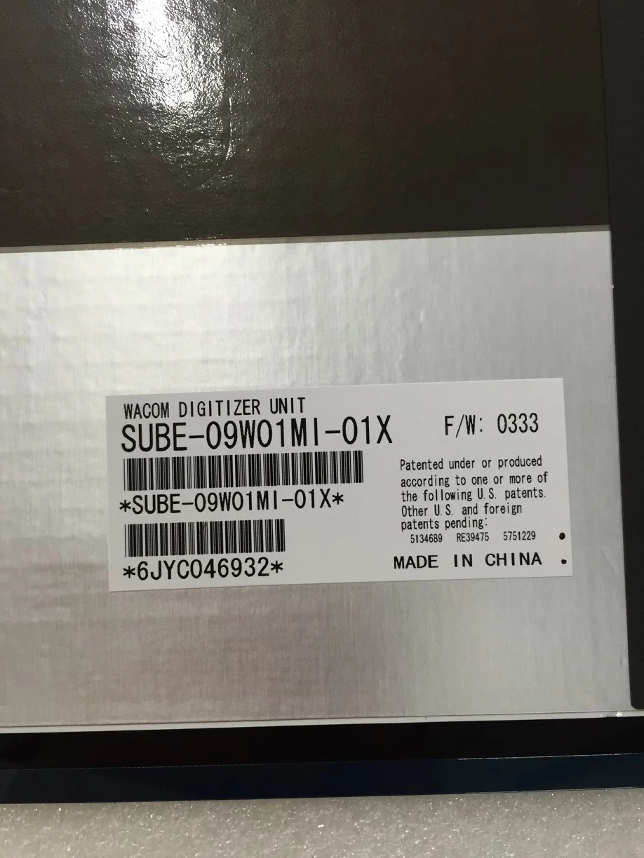 SUBE-09W01MI-01X Оригинальная Черная клавиатура Wacom с подсветкой