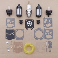 carburetor repair fuel filter line kit for stihl fs36 fs40 fs44 trimmer engines parts w primer bulb spark plug