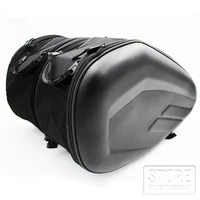motorcycle saddle bag saddlebags luggage suitcase motorbike rear seat bag saddle bag with waterproof cover sa212