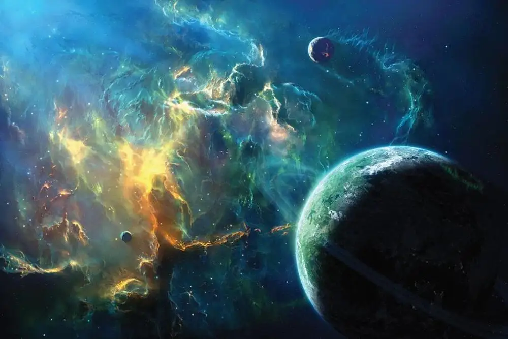 Настенные обои на заказ 3D Фэнтези Вселенная Звездный Галактический фон