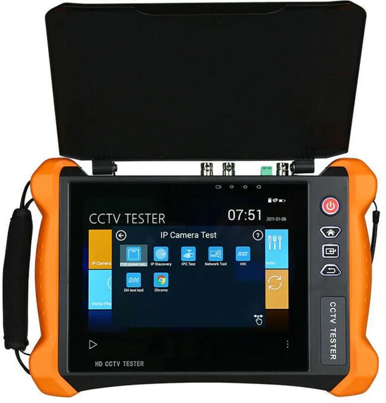 CCTV тестер X9ADH X9MOVTADHS " сенсорный экран IP камера тестер для TVI CVI AHD SDI 4K H.265 камера тестирование контроллер PTZ с TDR