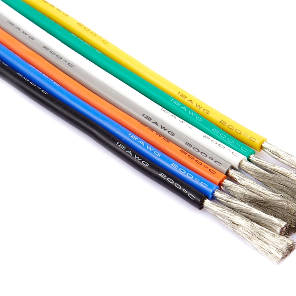 Силиконовый провод 20AWG гибкий калибр многожильные медные электрические кабели