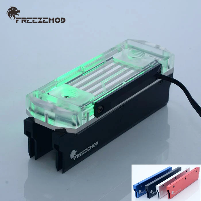 FREEZEMOD Компьютерная память блок водяного охлаждения совместим с пиратским кораблем гребень поддержка 4 памяти. MEO-PM0A