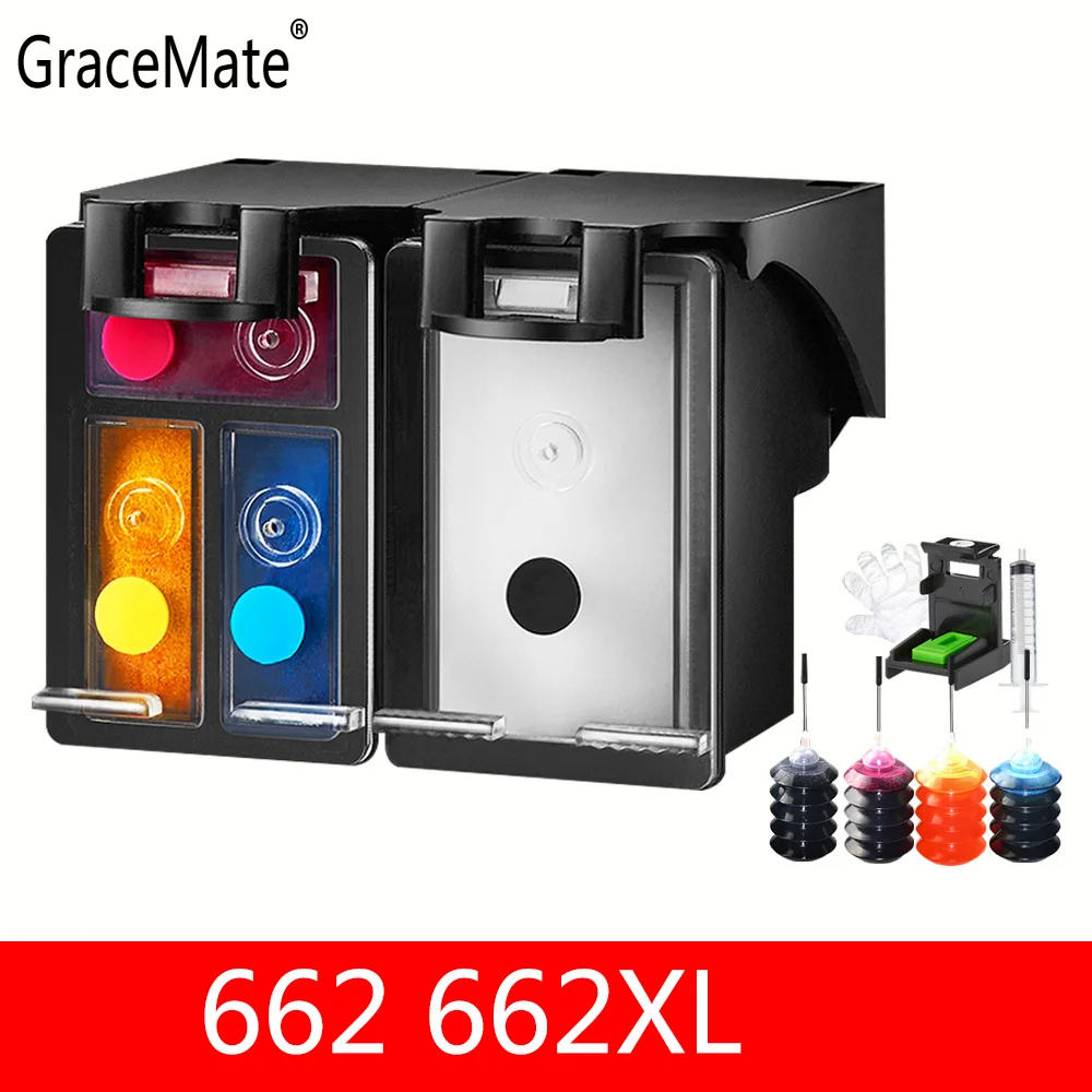 Латинская америка регион 662 многоразовый картридж для HP Deskjet 1015 1515 2515 2545 2645 3545 4510