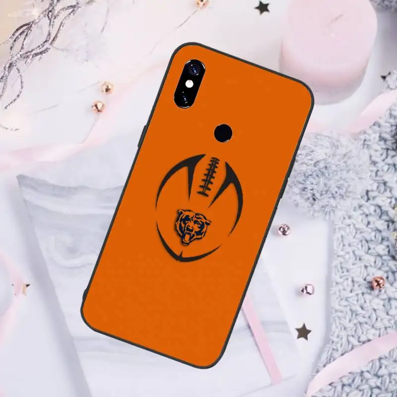 

Chicago Bears rugby Phone Case For Xiaomi Redmi note 7 8 9 pro 8T 9S Mi Note 10 Lite pro