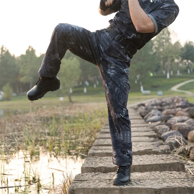 Скрытый Акула мягкая оболочка военные тактические брюки водонепроницаемый