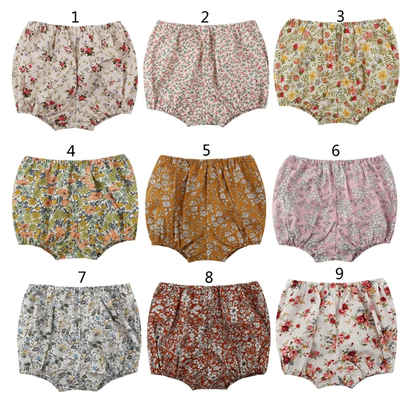 Fashion Baby Shorts Newborn Baby Bloomers Girls Pattern Shorts Toddler Trousers PP Pants Dropshipping images - 6