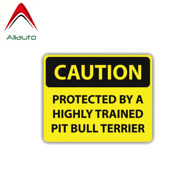 Aliauto Предупреждение ющая Автомобильная наклейка защищена обученным