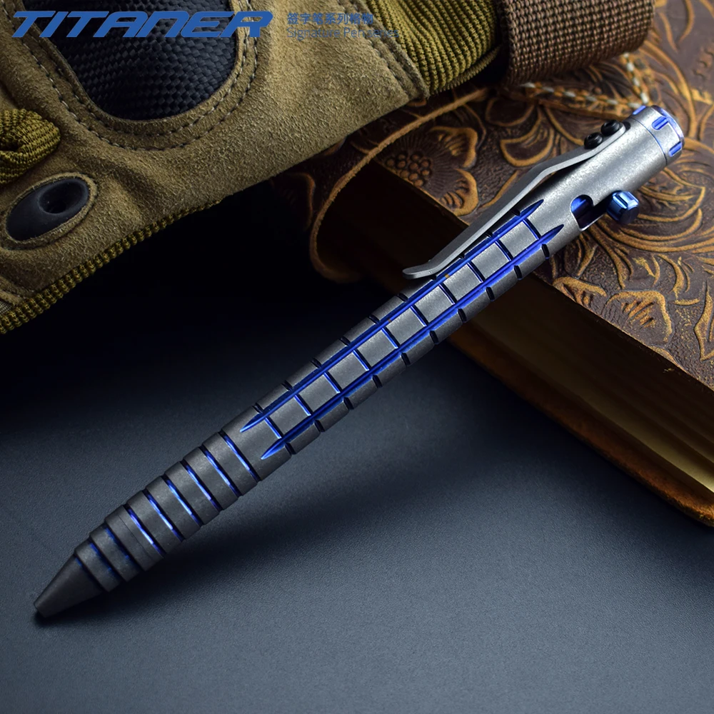 Harga TITANER Paduan Titanium TI Bolt Action Pena Pena Taktis Alat Pertahanan Diri Dengan Tungsten Steel Kaca Breaker