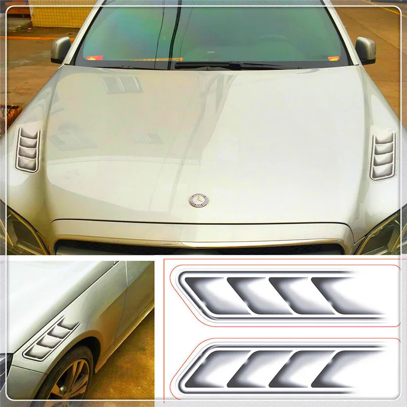 3D Акула жабры наклейки для автомобиля дефлектор воздушный поток крыло Ford C-MAX Flex