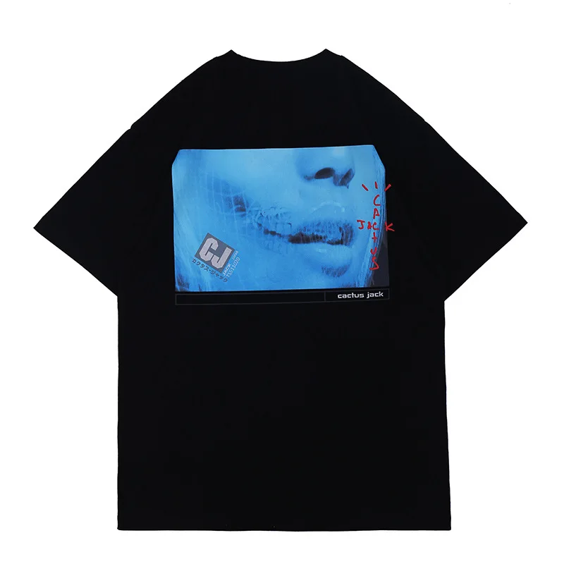 

Travis Scotts Jack Rap Around The Joint Casual Loose-fitting Short-sleeved Tshirt Men Women Bizarre Adventure T Shirts Clothing