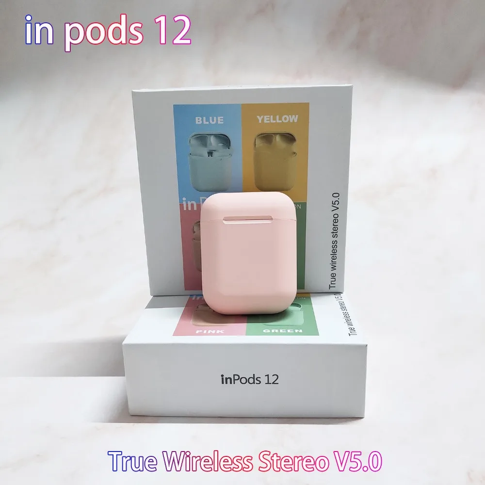 I666 беспроводные наушники inpods 12 TWS Bluetooth 5,0 гарнитура сенсорный всплывающий наушник с микрофоном fone de ouvido