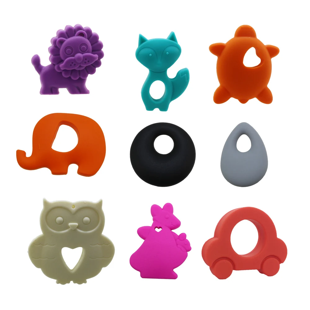 Силиконовое ожерелье с подвеской в виде черепахи силиконовые прорезыватели