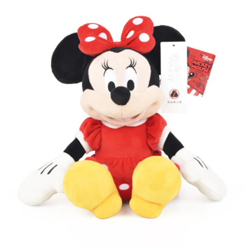 Плюшевые игрушки 30/46/80 см Disney Микки Маус Минни милые животные мягкие куклы из ПП
