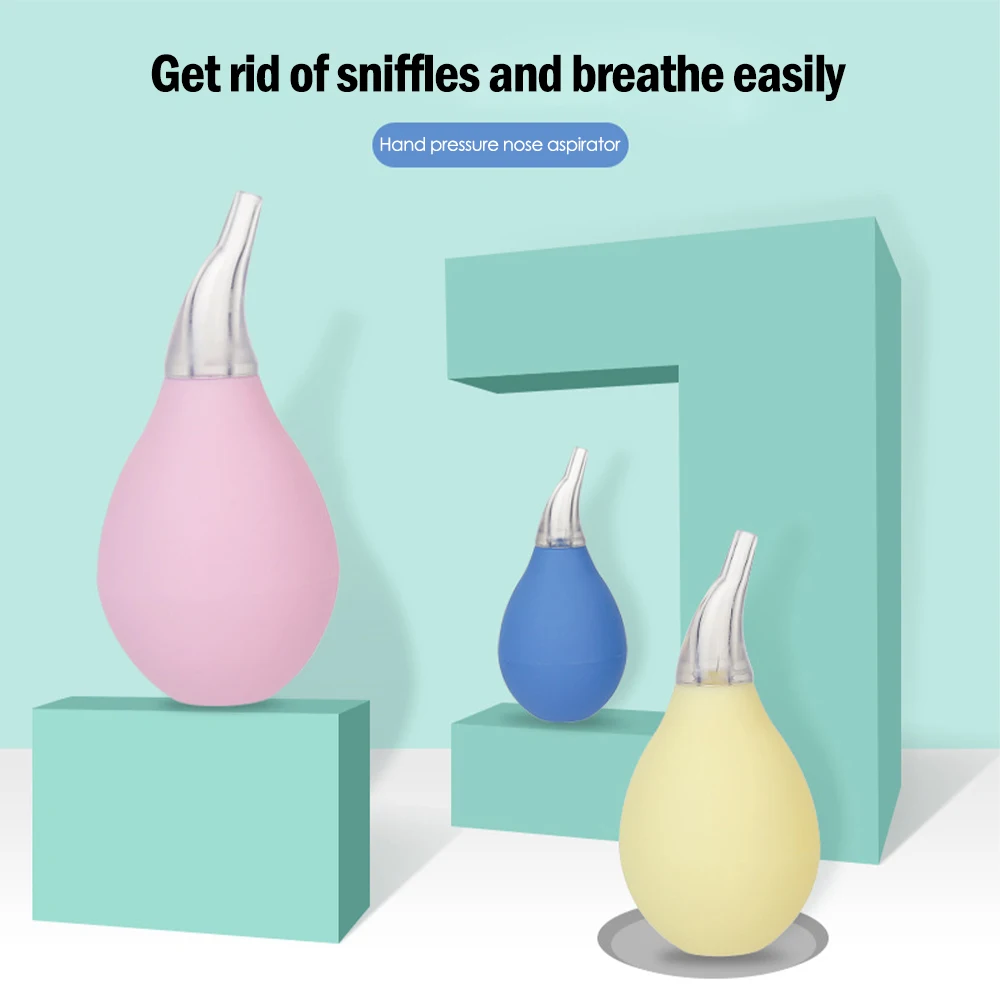 

Silicone Baby Nasal Aspirator Nasal Toddler Cleaning Nose Care Infant Nasal Inhaler Infant Prevention Reflux Aspirator