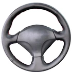 Накладка на руль из микрофибры для Honda S2000 чехол рулевого колеса автомобиля-2000, Civic Si 2008-2002, Acura RSX Type-S 2004