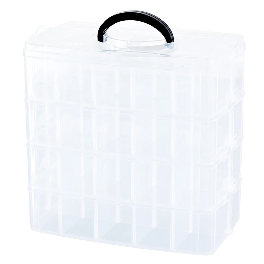 

Lego Building Blocks Children's Toy storage Box Plastic Transparent Jewelry Organizer Scrapbooking Storage Box For Tools MJ826