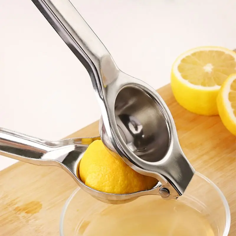 

Lemon Lemon Squeezer Stainless Steel, Manual Lime Citrus Press Squeezer,Metal Hand Kitchen Juicer Durable Duty Stainless Steel
