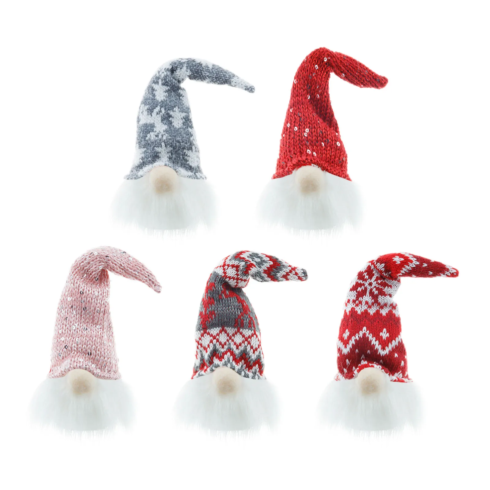 

5 шт. рождественские светящиеся украшения для кукол, рождественские гномы, плюшевый декор, скандинавский томте ниссе, Шведский декор для сто...