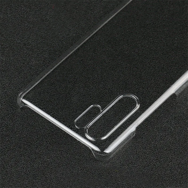 Тонкий прозрачный жесткий пластиковый чехол для Huawei P40 Lite E P30 P20 Pro P8 P10 2017 Y5 Y6 Y7 Y9 Prime