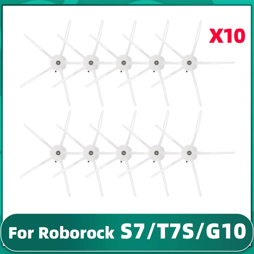 

Щетка вращающаяся белая для робота-пылесоса Xiaomi Roborock S7, S70, S75, S7Max, S7MaxV, T7s Plus, G10, 10 шт.