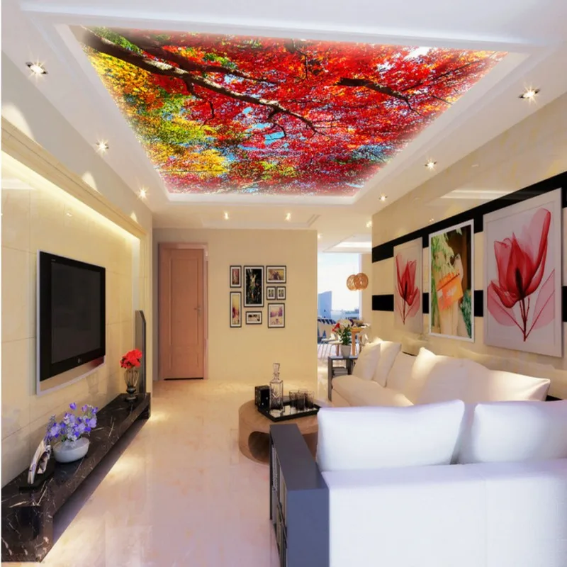 

Dropship Custom 3d Wallpaper Custom Mangrove Zenith Mural Living Room Bedroom Lobby Lounge Ceiling High Quality Wallpaper