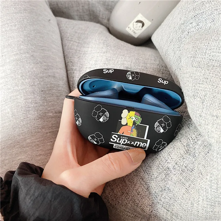 

Cute Cartoon Matte Headset Cases for Sony WF-SP800N Smooth Marble Wireless Bluetooth Earphone Cover For Sony SP800N Funda Case