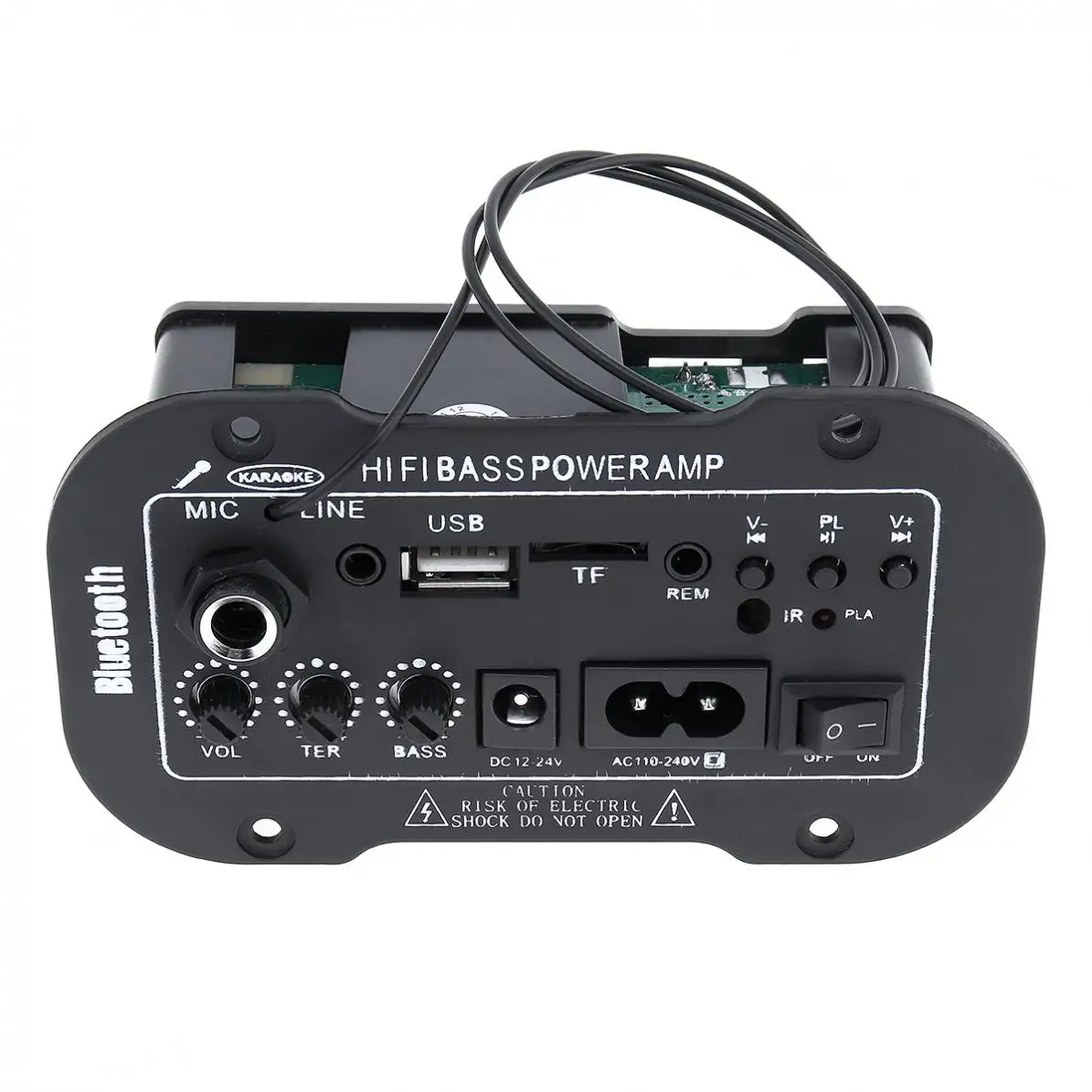 5 дюймов Автомобиль Мотоцикл домашний усилитель HIFI автомобильного аудиодиктор(Мощность усилитель FM радио плеер Поддержка MI/SD/USB/DVD/MP3
