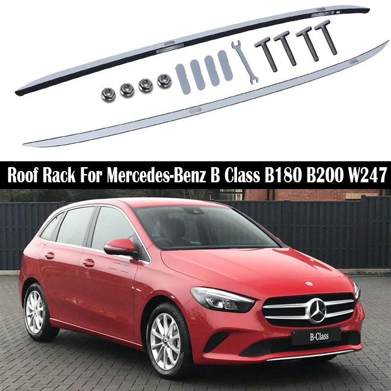 Багажник на крышу из алюминиевого сплава для Mercedes Benz B Class B180 B200 W247 2020 2021 рельсы