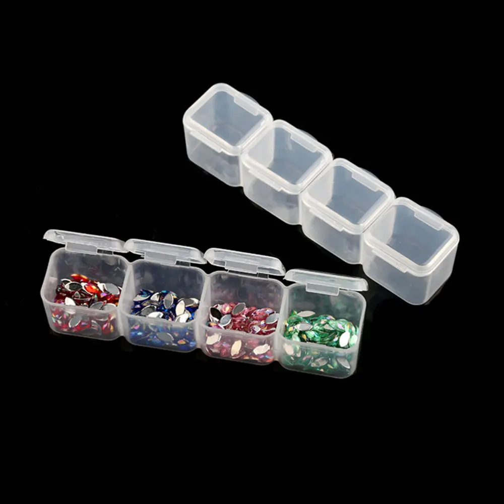 

56 Grids Storage Box Nail Pieces Box Nail Rhinestone Nail Sticker Holder