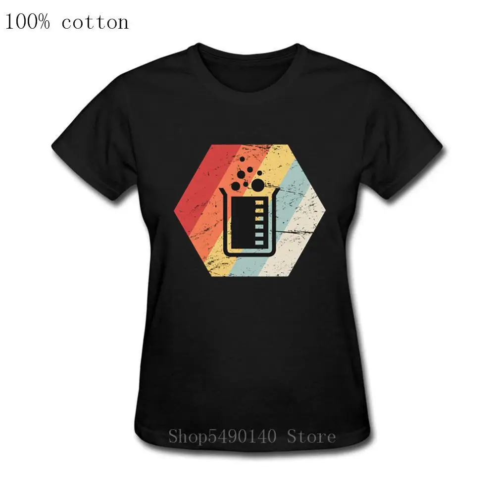 Женская футболка с периодической таблицей Винтажная изображением иконы научных